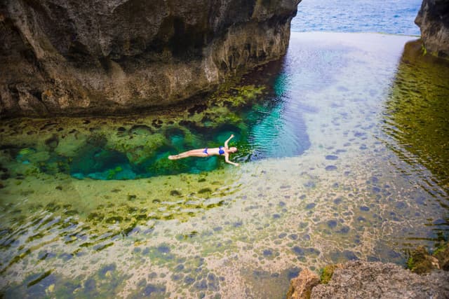 Crystal-clear waters of Nusa Penida