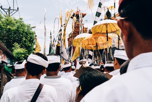 Nyepi silence day ceremony